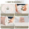thumbnail image 5 of BZSMCE Table Lamp Creative Radiant Wings Pattern Simple Pattern Night Light, 5 of 8