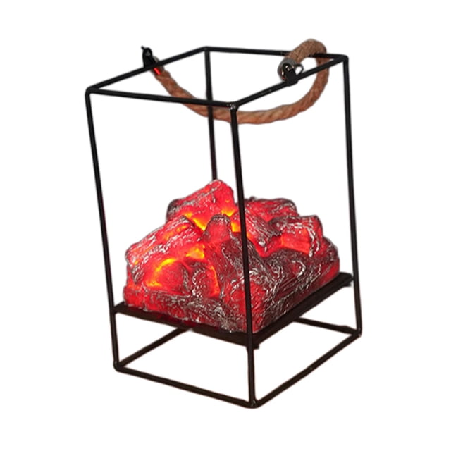 Linterna de chimenea lma mpara decorativa antigua portátil para Navidad hogar Bar jardín patio ornamento 125x125x20cm Gloria Lámpara de chimenea