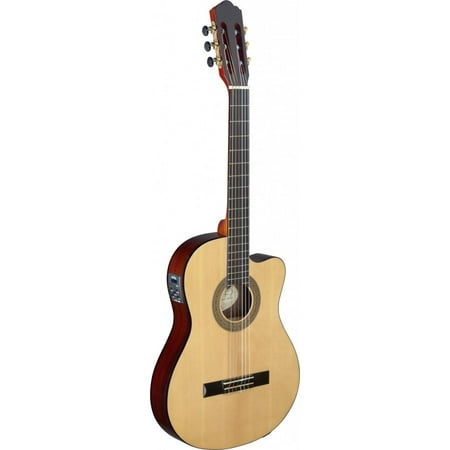 Angel Lopez CER TCE S Cereza Series Thin Body Cutaway Acoustic-Electric Classical