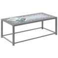 thumbnail image 6 of Monarch Specialties Coffee Table, Accent, Cocktail, Rectangular, Living Room, 42" L, Blue Tile, 6 of 6