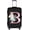 B, variant on M Alphabet Design Custom Travel Luggage Cover Tag Set TSA Approved Vintage Letter Print Suitcase Protector Men Women (M 22-25 Inch Luggage)