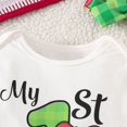thumbnail image 5 of XIYNBAOK Boys 4t Christmas Outfit 0-3 Christmas Boy 18 Month Clothes Girl Girls Velvet Jumpsuit New Year Outfit Baby Girl Sweatsuit Holiday Outfits, Green 0-3 Months, 5 of 9