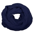 thumbnail image 5 of ZSQDM Scarf Loop Padded Scarf Bib Woolen Winter Knit Warmth Circle Womens Scarf Women beanie Hat Scarf ,Hat,& Gloves Kitsch Shower Cap, 5 of 8