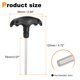 thumbnail image 2 of Llave hexagonal en T de 4 mm, llave en T de acero 45#, spanner hexagonal interno, negro, 2 of 7