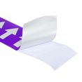thumbnail image 4 of Unique Bargains Directional Flow Arrow Tape 4'x65', Adhesive Pipe Identification Marking Stickers, White on Purple, 4 of 5