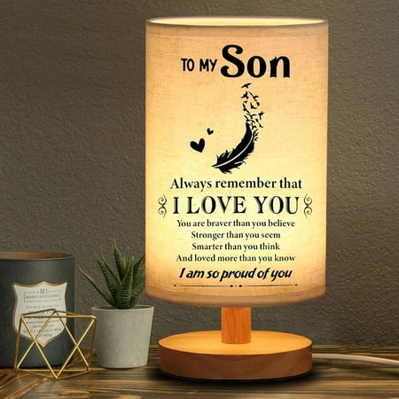 

Son Gift From Mom Gifts For Son From Mom Dad Table Lamp To My Son Gifts From Mom Birthday Gift For Son Father S Day Christmas Gifts For Son Anniversary Graduation Night Light Present