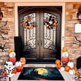 thumbnail image 4 of Fall Pumpkin Halloween Doormat - Thanksgiving Kitchen & Bathroom Rug - Super Soft Polyester Entryway Mat for Porch, Living Room Decor - Easy Clean Non-Slip Floor Carpet (40x60cm, Multicolor), 4 of 6