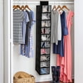 thumbnail image 2 of Hat Rack 10 Shelf Hat Rack Organizer for Baseball Caps Display Rack Closet Hanging Hat Organizer with Dust Cover Cap Holder Hat Storage Rack with 10 Pockets Toy Storage Organizer Hat Hang, 2 of 9