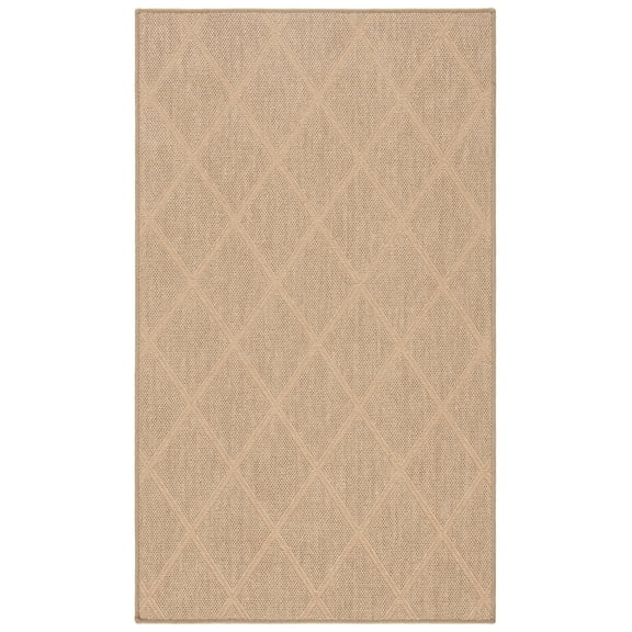 SAFAVIEH Palm Beach Belize Geometric Area Rug, Seagrass, 3' x 5'