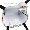 thumbnail image 6 of FORMRS Womens Canvas Tote Bag with Zipper Inner Pocket Shoulder Handbag, Vibrant Strawberries, 6 of 7