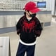 thumbnail image 3 of Chaqueta con capucha de Spiderman para niños, sudadera con dibujos animados, abrigos para niños, ropa para niños al aire libre, ropa de abrigo informal para mantener el calor, primavera, otoño, 3 of 5