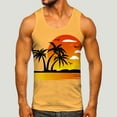 thumbnail image 2 of Mens Tank Top Fashion Spring Casual Round Necklineline Printed Daily Loose Fit Breathable Refreshing Workout Tanks Sizes XL, 2 of 5