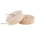 thumbnail image 4 of Wooden Wheels for Crafts Beige Color Perfect for DIY Projects and Kids Activities 20 Pieces, 4 of 8