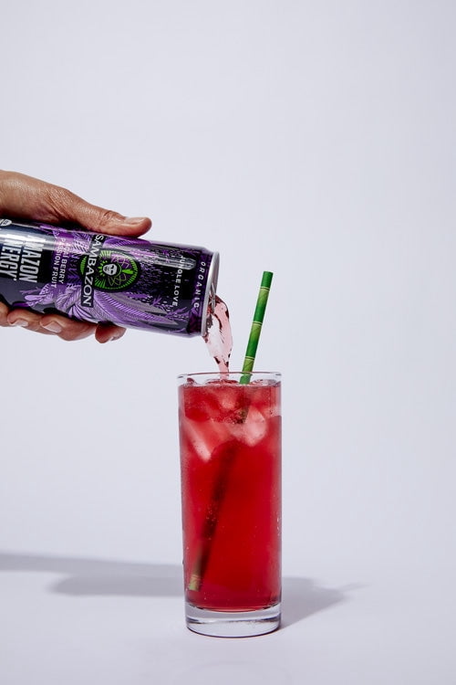 Pack of 12, Sambazon Original Açaí Berry Amazon Energy Drink, 12 fl oz