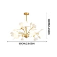 thumbnail image 3 of Ganfancp Dormitorio Todo-Cobre Ronda Lámpara Pantalla de Cristal Led Lámpara de Techo de Oro Moderno Sala de Estar Comedor Cocina Liquidación Ventas Hoy Ofertas Prime 1 Juego de Lámparas, 3 of 7