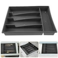 thumbnail image 3 of Silverware Drawer Organizer Utensil Tray Drawer Organizer Reusable Utensil Holder Tray, 3 of 9