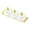 white 3 grid, variant on yotijay Dried Fruit Plate Food Storage Box Containers Snacks Dish Divided Serving Dishes clear 4 grid