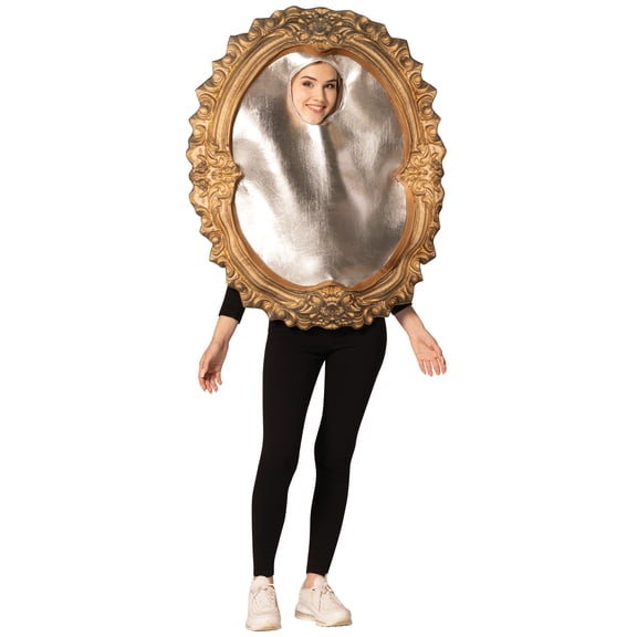Mirror Halloween Costume, Men and Women, Metallic, Adult One Size, R1343-OS