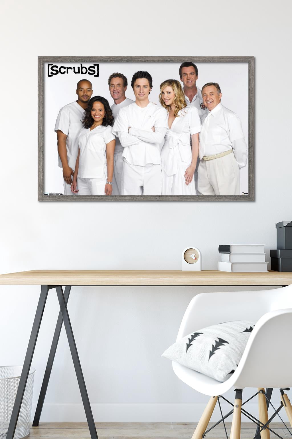 Scrubs - One Sheet Wall Poster, 22.375" x 34", Framed