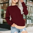 thumbnail image 4 of Mercatoo Fle𝐞ce Sweatshirt for Teen Girls Winter Warm Sherp𝐚 Lined Cotton Crewneck Pullover Ho𝐨dies Unisex 2025 Casual Clothes, 4 of 7