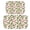 Strawberry and Leaf White Pattern, variant on Strawberry and Girl Pink Pattern Bath Mat Set Of 2,Non-Slip Rug for Bathroom,Kitchen,Bedroom,Entrance, 30x17 and 23.5x15.7 Inches