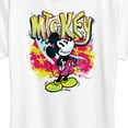 thumbnail image 3 of Disney - Mickey Graffiti  - Women's Short Sleeve Graphic T-Shirt, 3 of 5
