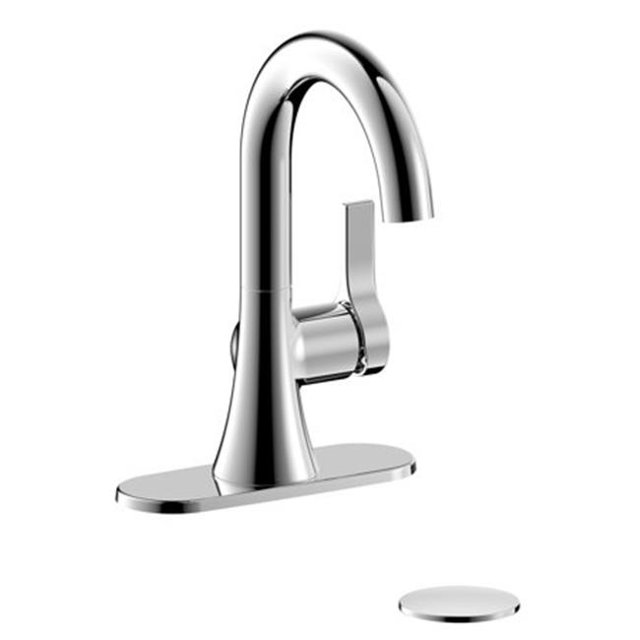 Ultra Faucets UF38000 Robinet de Lavabo à Poignée Unique Collection Nita, Chrome Poli