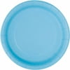 7" Paper Dessert Plates, Light Blue, 8ct