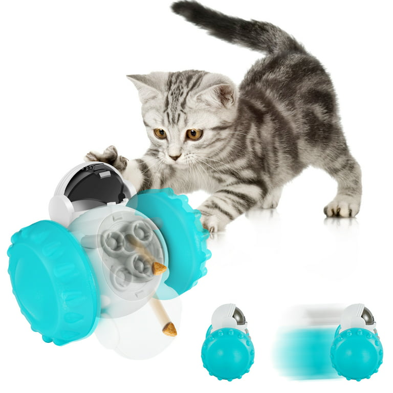 Cat Treat Dispenser Toy Tumbler Interactive Ball For Cats Food
