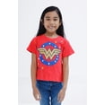 thumbnail image 2 of Camiseta DC Comics Justice League Wonder Woman para niñas de 5 años, 2 of 6