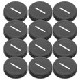 thumbnail image 1 of Coin Slot Mason Jar Lids 12pcs, Metal Replacement Lids for 70mm Jars, Money Saving & Canning Jar Accessories, 1 of 2