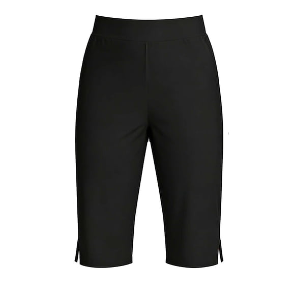 Capri Pants for Women Casual Summer Dressy Pull On Stretch High Waisted Crop Work Leggings with Pockets