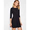 thumbnail image 4 of Sequin Beaded Dress, Black - Small, 4 of 5