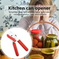 thumbnail image 4 of Guiexla Can Opener Manual Multifunction Tin Lids Jar Bottle Caps Openers with Non-Slip Handle Heavy Duty Stainless Steel Smooth Edge Rust Proof Easy Turn Knob Large Lid Openers, 4 of 8