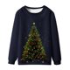 thumbnail image 1 of Sudaderas sin capucha para hombre, estilo casual, a la moda, con cuello redondo, estampado, de manga larga, blusas de manga larga y cuello redondo, blusas de poliéster para hombre, 1 of 4
