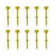 thumbnail image 2 of Pack de 10 clavos no limitantes de vidrio de golf – Soporte de plástico para tees de golf, PE de baja resistencia, diseño curvo duradero, soporte estable para la bola, surtido multicolor, 2 of 6