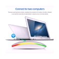 thumbnail image 4 of 2.4G Portable RGB Color Light Mute Wireless Bluetooth-compatible Mouse PC/Laptop Accessory - Silver, 4 of 5