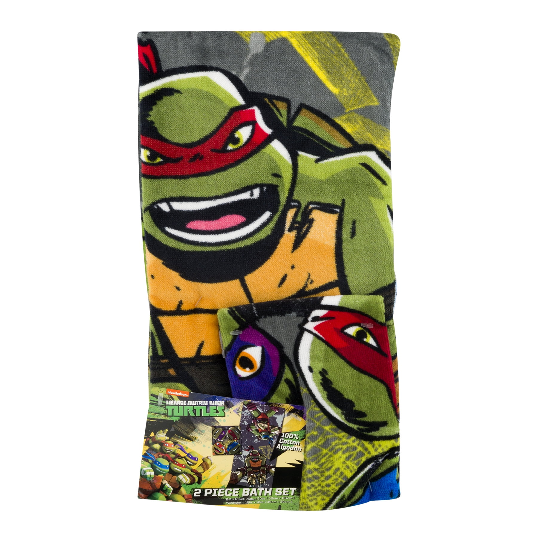 Teenage Mutant Ninja Turtles Bath Set, 2 Piece Walmart