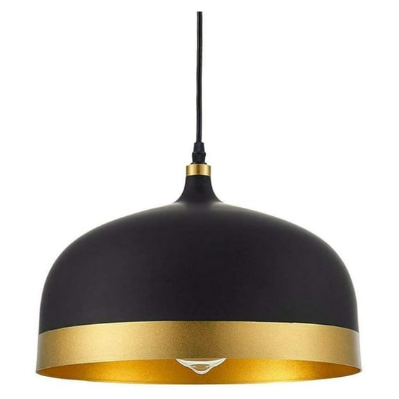 Modern Indoor Lighting Saturn & Black Pendant Light Kitchen Island Chandelier Ceiling Hanging Light Fixtures with Matte Black Finish