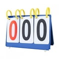thumbnail image 2 of Scoreboard, PVC Waterproof 3-digit 4-digit Tabletop Score For Volleyball Basketball Table Tennis Set Score, 2 of 8