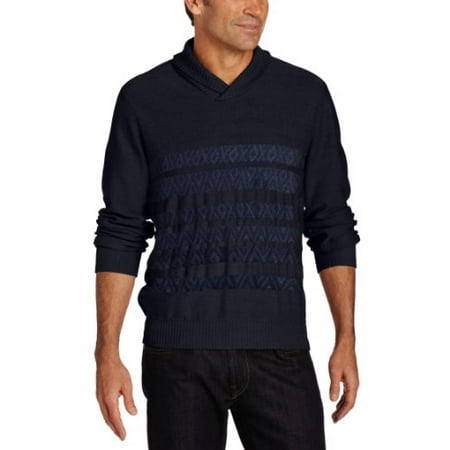 Van Heusen Men's Haberdashery Shawl Collar Sweater, Dark Indigo Blue, 2X-Large