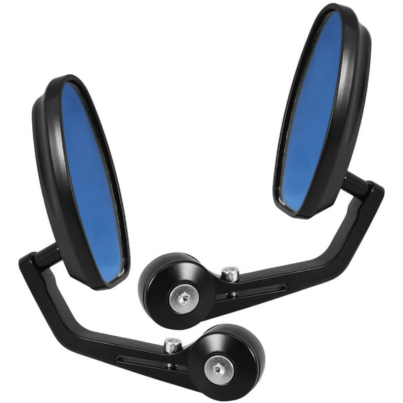 WHAMVOX 1 Pair Universal Aluminum Motorcycle Side Mirrors Handlebar Rear View Mirrors Motorbike Side Rearview Mirrors Replacement for Scooter