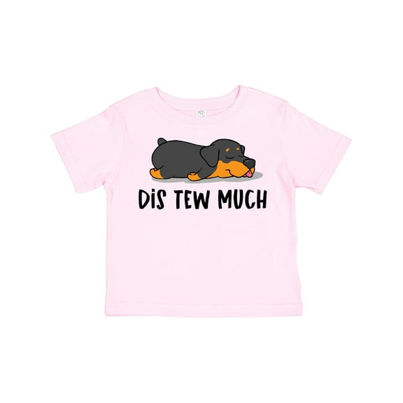 Inktastic Napping Dis Tew Much Rottweiler Boys or Girls Toddler T-Shirt