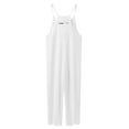 thumbnail image 4 of Gubotare Kids Jumpsuit Girls Girls Jumpsuit Sleeveless Romper Summer Casual Spaghetti Strap Outfits Size 13-14T (White,13-14 Years), 4 of 9
