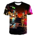 thumbnail image 2 of Juego GTA 5 camiseta niños nuevo Kawaii 2023 divertido verano dibujos animados 3D camiseta para niños niñas chico ropa Unisex manga corta 7T Gao Jinjia LED, 2 of 2