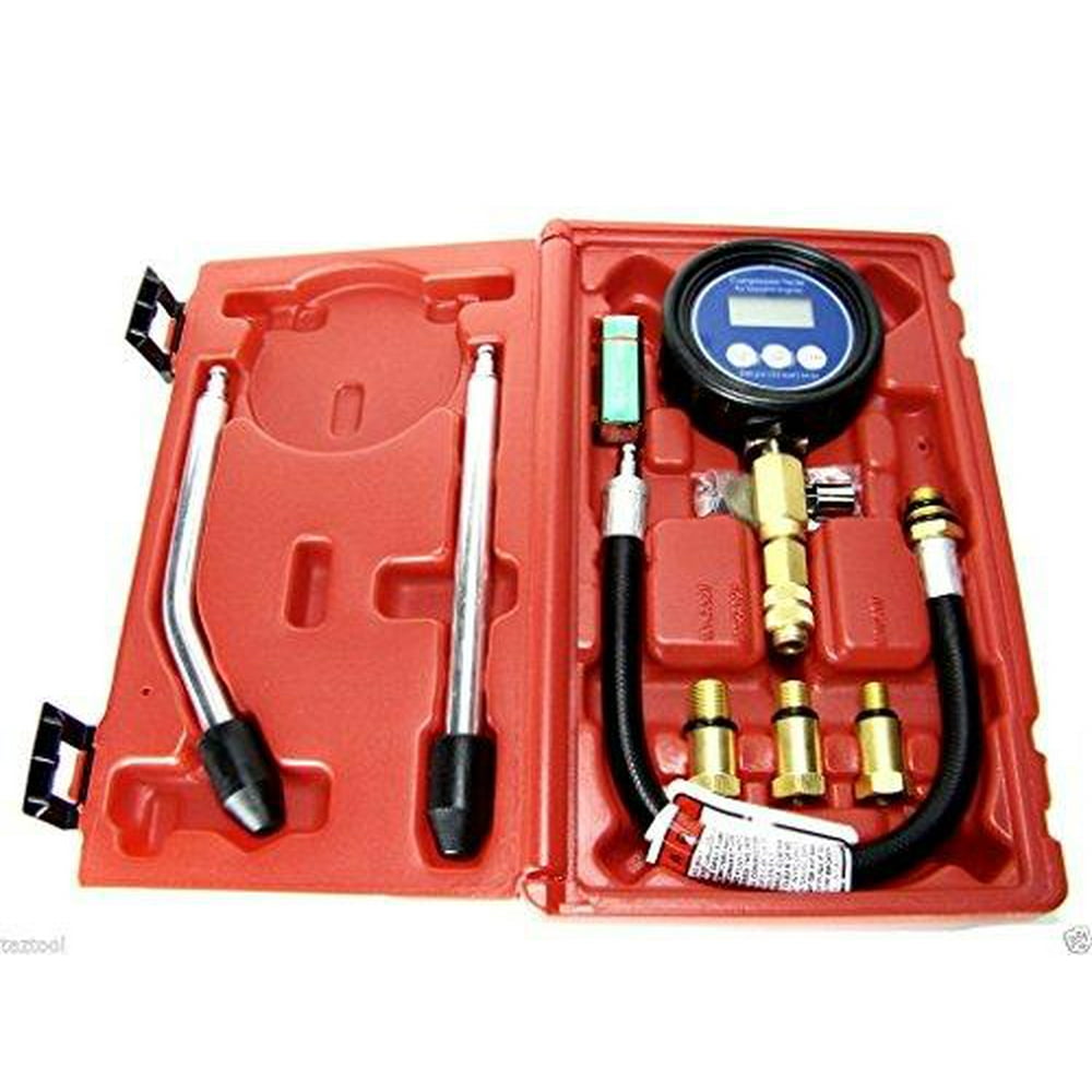 Electronic Engine Compression Tester Gauge Kit
