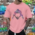 thumbnail image 5 of Men's Summer Home Short Sleeved Round Neck Short Sleeved T Shirt Hop Graf Fiti Rugby/football T Shirts for Men Short Sleeve Lightweight T Shirts Large T Shirts Neck Top for Men T Shirts with Pockets, 5 of 5