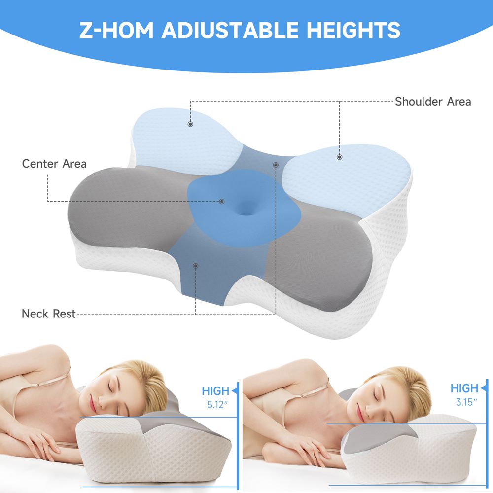 Z-HOM Memory Foam Cervical Pillow with Cooling photo 4