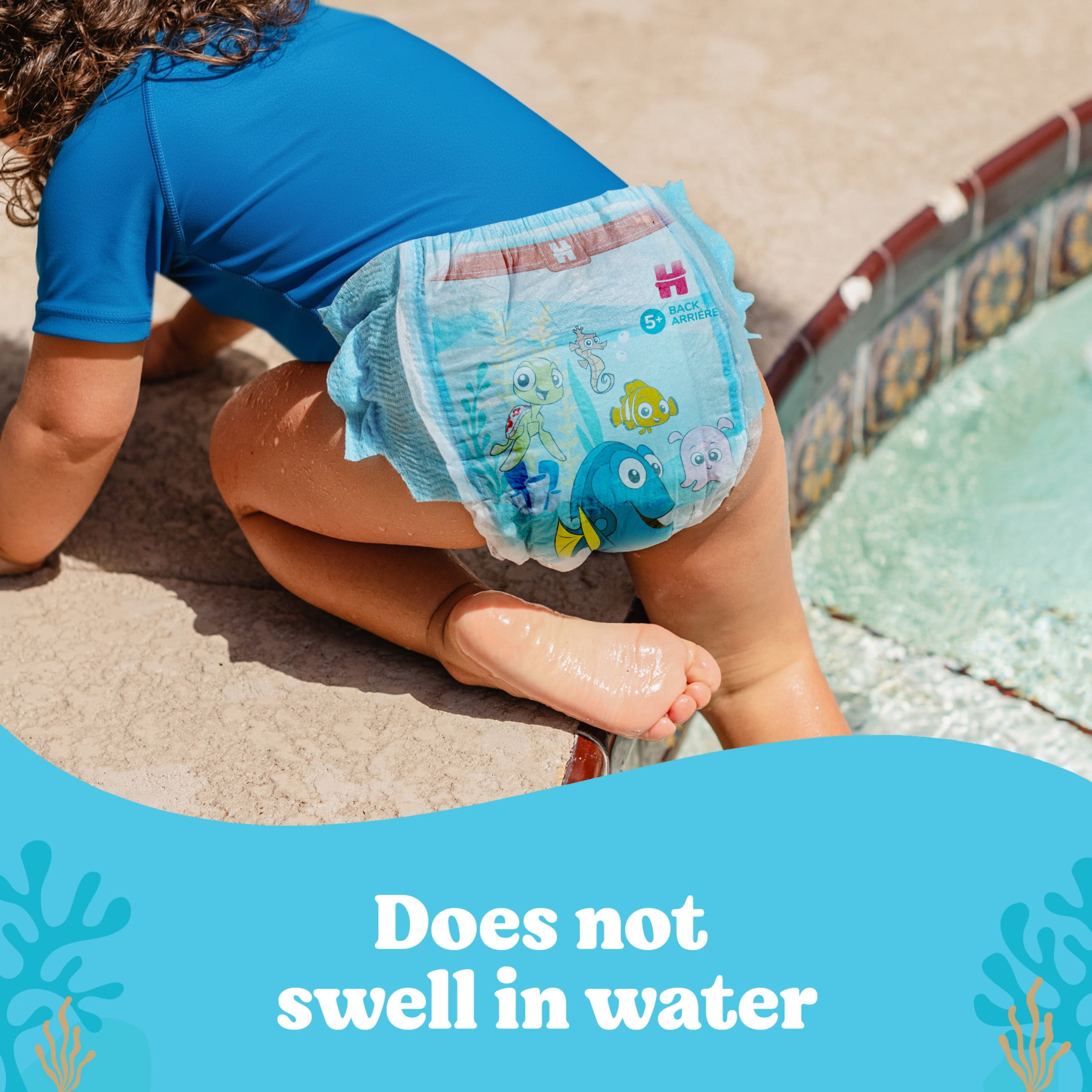 Huggies Little Swimmers Disposable Swim Diapers, Size 4 (24-34 lbs), 13 Count  (Select for More)