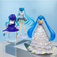 thumbnail image 4 of Figura de Hatsune Miku de más de 50 estilos, traje de marinero sentado, vestido de novia blanco de pie, figuras de acción, juguetes para niñas, juguetes en miniatura de PVC, regalo para niñas, 4 of 4